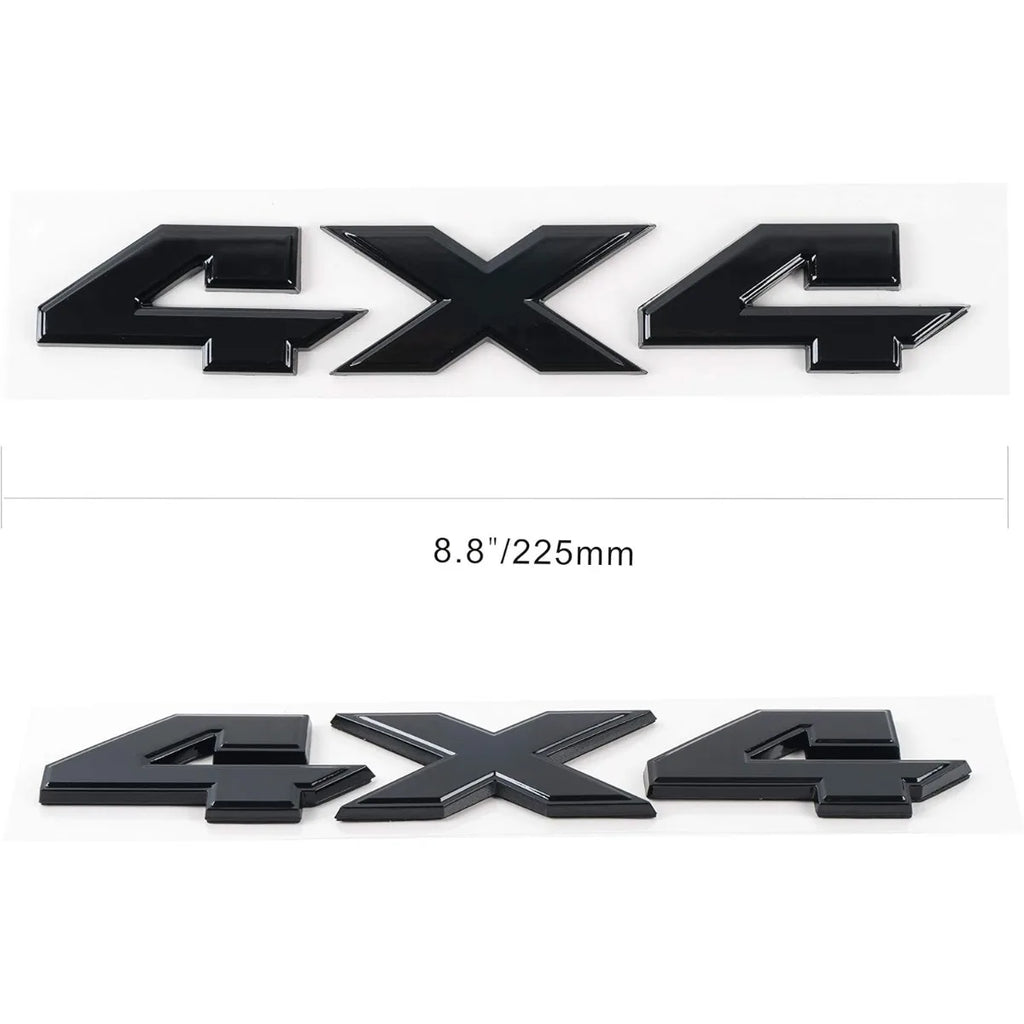 4X4 Emblem 8.8 Inch Badge for Dodge Ram 1500 2500 3500 Ford F150