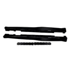 For Chevy Camaro Coupe Convertible LT LS SS RS 2016-2024 ZL1 Style Side Skirts Rocker Panels Spoiler Carbon Look Glossy black