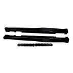 For Chevy Camaro Coupe Convertible LT LS SS RS 2016-2024 ZL1 Style Side Skirts Rocker Panels Spoiler Carbon Look Glossy black