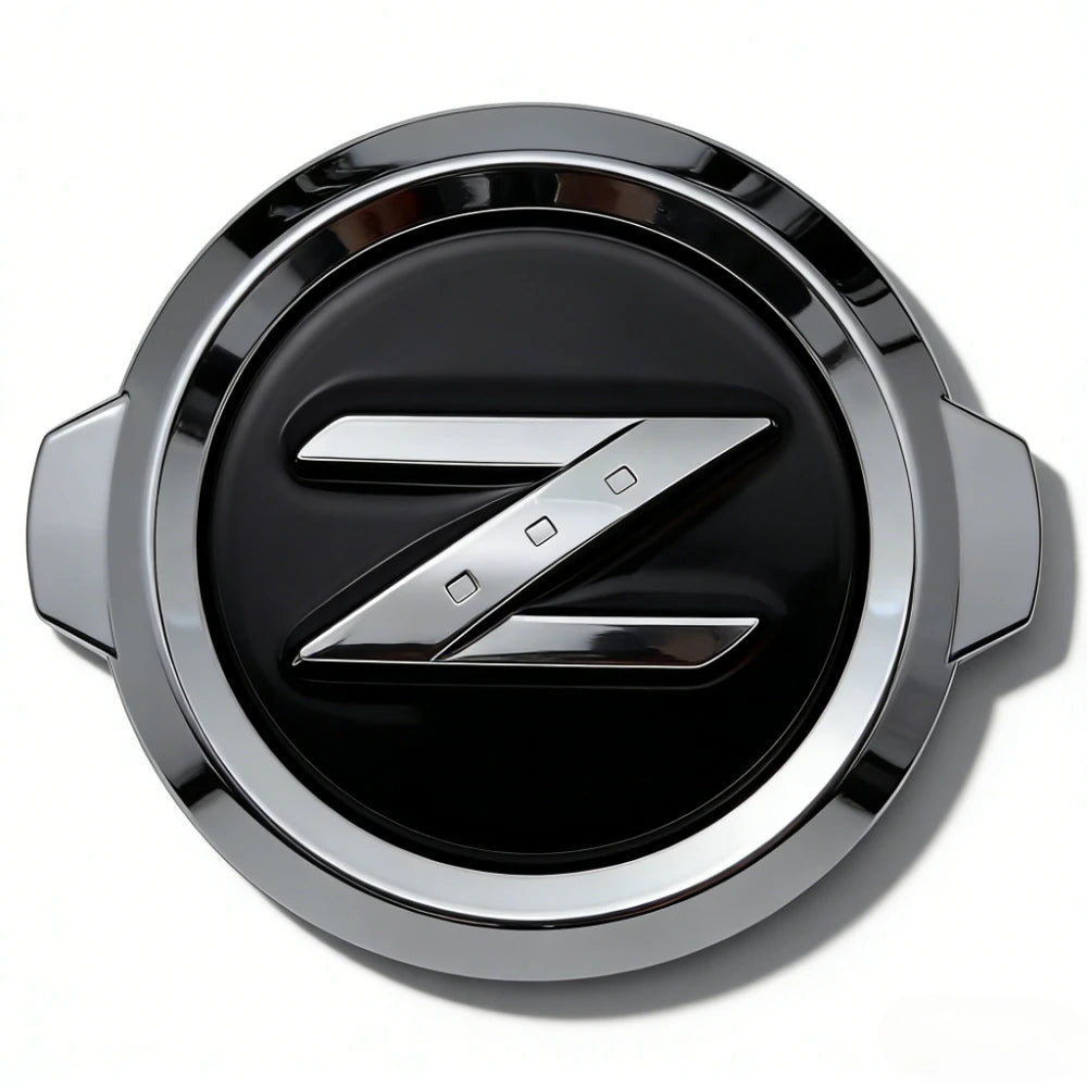 1pcs ABS Z Logo Car Stickers Accessories for 350Z 370Z Fairlady Z33 Car Rear Trunk Badge Front Grille Hood Bonnet Emblem Replace