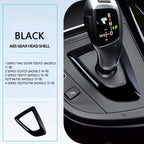 Carbon Fiber Style ABS Center Console Shifter Base Plate, For BMW F21 F20 F22 F23 F30 F31 F32 F34 F33 F35 F36