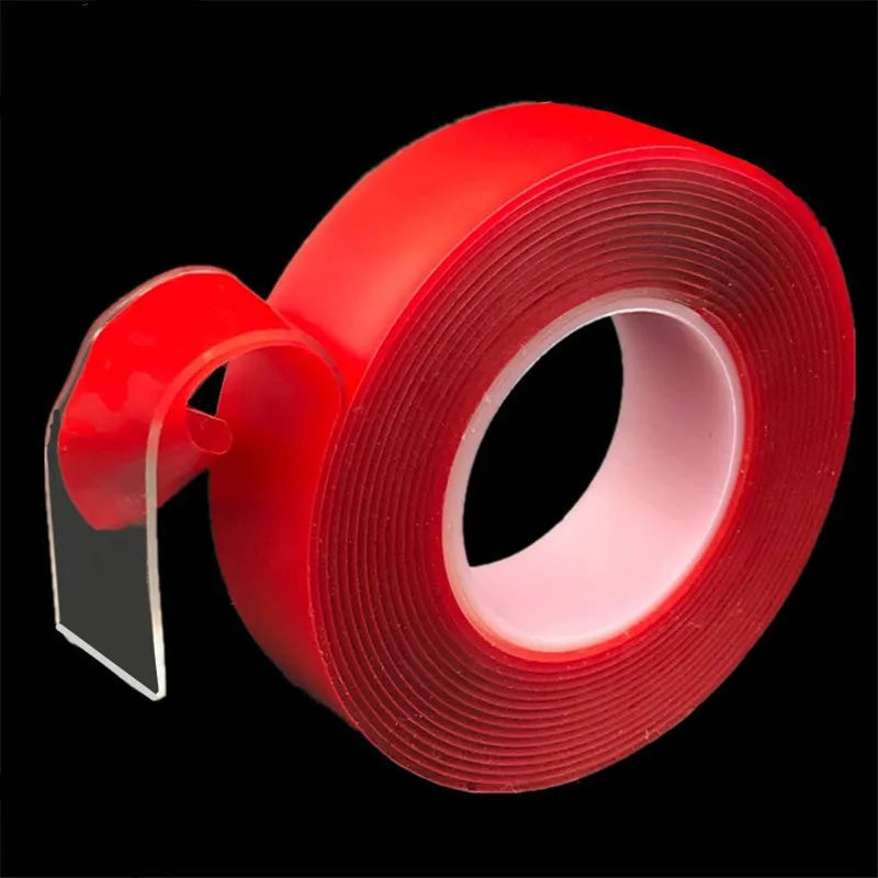 Cinta adhesiva de doble cara, cinta transparente lavable de 3 metros, 3/6/8/10/15/20/25/30Mm de ancho
