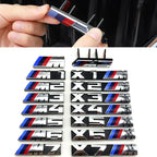 For BMW M Logo X1 X2 X3 X4 X5 X6 F48 G01 E84 E83 F39 F10 F30 G11 G07 G86 G80 G60 E60 E46 3D Car Front Grille Badge Emblem