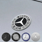 57mm Front Hood Emblem Cover Decor Refit Accessories Key Ring For Mercedes Benz W209 W210 W211 W212 W176 W203 W204 W205