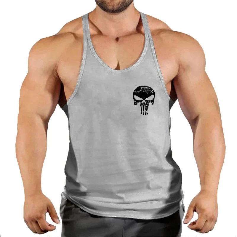 Gym Top Men Shirt Fitness Man Bodybuilding Clothing Men's Clothes Stringer Muscular Vest Singlets Vests Singlet T-shirts Tops