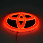 1PC 4D 16cm Car Front Grille Trunk Logo LED Light Retrofit for Toyota Land Cruiser Prado RAV4 Highlander Camry Accessories