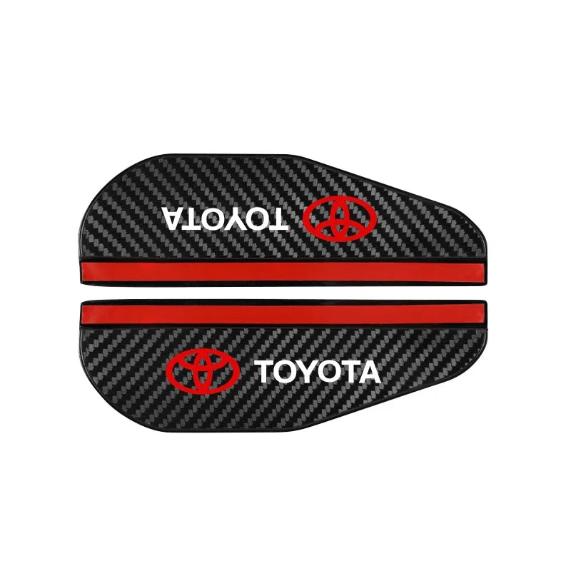 Car exterior annual inspection stickers Car Rearview Rain Eyebrow Blind Spot Mirror Small Round Mirror For Toyota