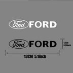 2pcs Car Emblem Stickers Window Body Trunk Badge Decoration Decal Accessories For Ford Focus Mustang Shelby Fiesta Kuga Fusion