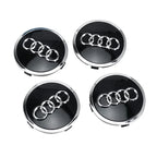 4pcs 60/61/68/69mm Car Wheel Center Hub Cap Rim Cover Car Goods For Audi B7 B5 B6 B8 B9 8P A3 A4 A5 A6 A7 A8 Q3 Q5 Q7 Q8 A1 8V
