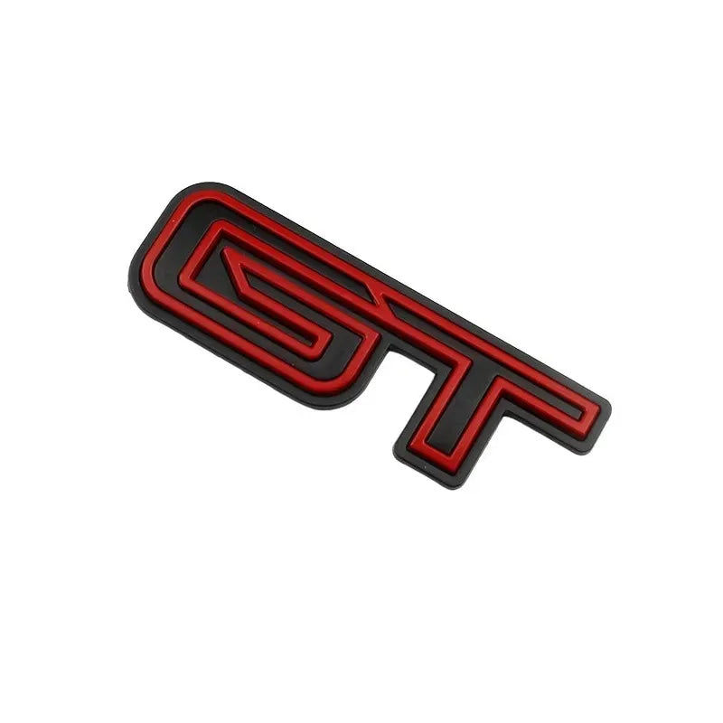 3D GT Logo Sticker for Ford Mustang Mach-E Door Trunk GT Zinc Alloy Creative Emblem Badge Stickers Car Decoration Accessories