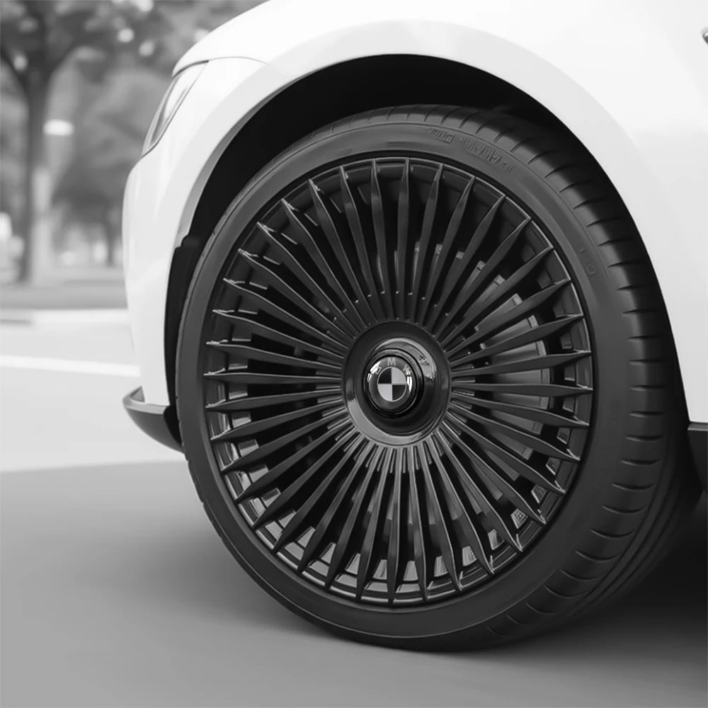 4Pcs 183mm Floating Car Wheel Center Caps Rims Hub Cover For BMW 50TH M Performance M3 M5 M6 F01 F20 F10 F13 F15 F16 F30 F34 F32