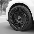 4Pcs 183mm Floating Car Wheel Center Caps Rims Hub Cover For BMW 50TH M Performance M3 M5 M6 F01 F20 F10 F13 F15 F16 F30 F34 F32