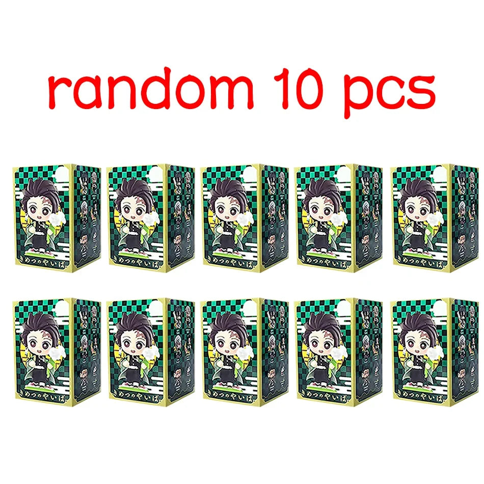 Demon Slayer Tanjiro Kamado Nezuko anime cartoon figure blind box creative personalized statue model ornament surprise gift box