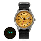BERNY Titanium Automatic Men's Field Watches Date Sapphire Super Luminous Sports Easy Read Outdoor 10ATM Mechanical Watch
