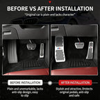 Car Accelerator Brake Pedals Footrest Covers Accessories For BMW E90 G80 M3 G30 M5 F82 F83 F20 F21 G42 F95 F96 G06 G07 M2 M4 M8