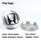4Pcs 58mm Anti Dust Car Wheel Hub Center Caps for Honda Civic CRV Accord Fit Jazz HRV Vezel City Odyssey Stepwg Rim Badge Covers