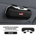 Car Eyewear Case Box Sunglasses Holder Sun Visor Storage Protective Frame Box Glasses Clip For Toyota GR Sport Rav4 Yaris Camry