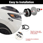 Multiple colors Universal Front Rear Bumper Trunk Quick Release Fastener Kit with Release Tabs and O-Ring For Racing Drifting
