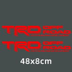Suitable for Toyota Transit logo TRD OFFROAD modified sticker, personalized decorative body sticker waterproof latte