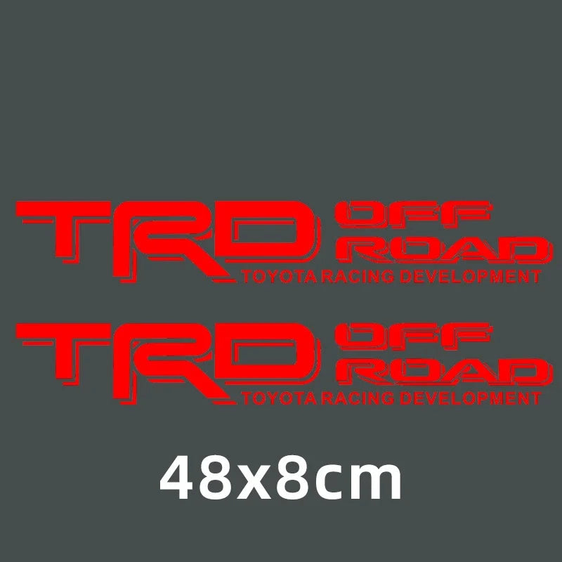 Suitable for Toyota Transit logo TRD OFFROAD modified sticker, personalized decorative body sticker waterproof latte