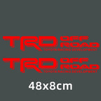 Suitable for Toyota Transit logo TRD OFFROAD modified sticker, personalized decorative body sticker waterproof latte