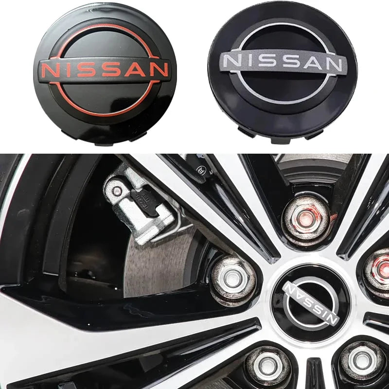 54mm/63mm New Car Wheel Center Hub Caps Rim Modified Covers for Nissan Teana Tiida Sentra X Trail T32 Qashqai J10 J11 Leaf Juke