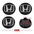 4pcs 56/58/60/69mm Car Wheel Center Hub Caps Accessories For Honda Type R Type S VTEC DOHC Modulo Vezel Legend Si RR Insight