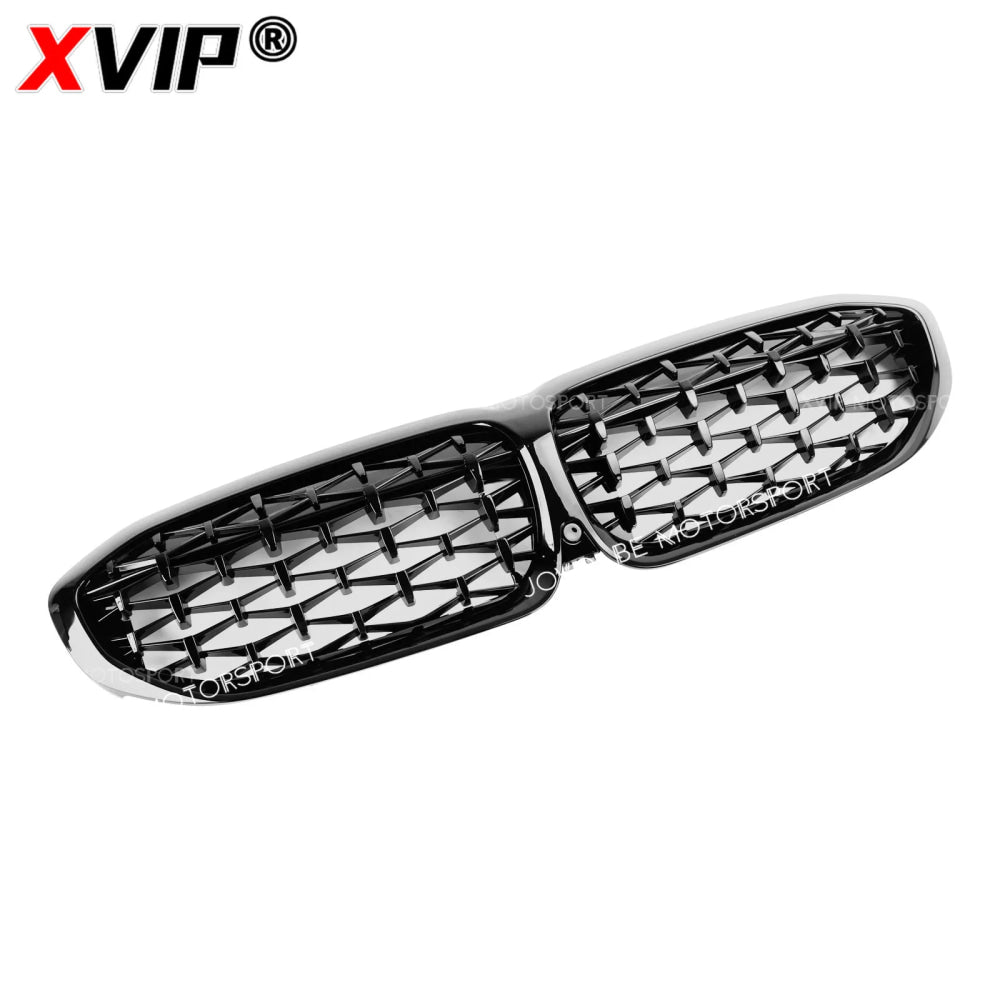 XVIP Front Bumper Kidney Grill Diamonds Style Grille For BMW 3-Series G20 G21 2019-2023 318i 320i 320d 330i 340i 340d M Sport