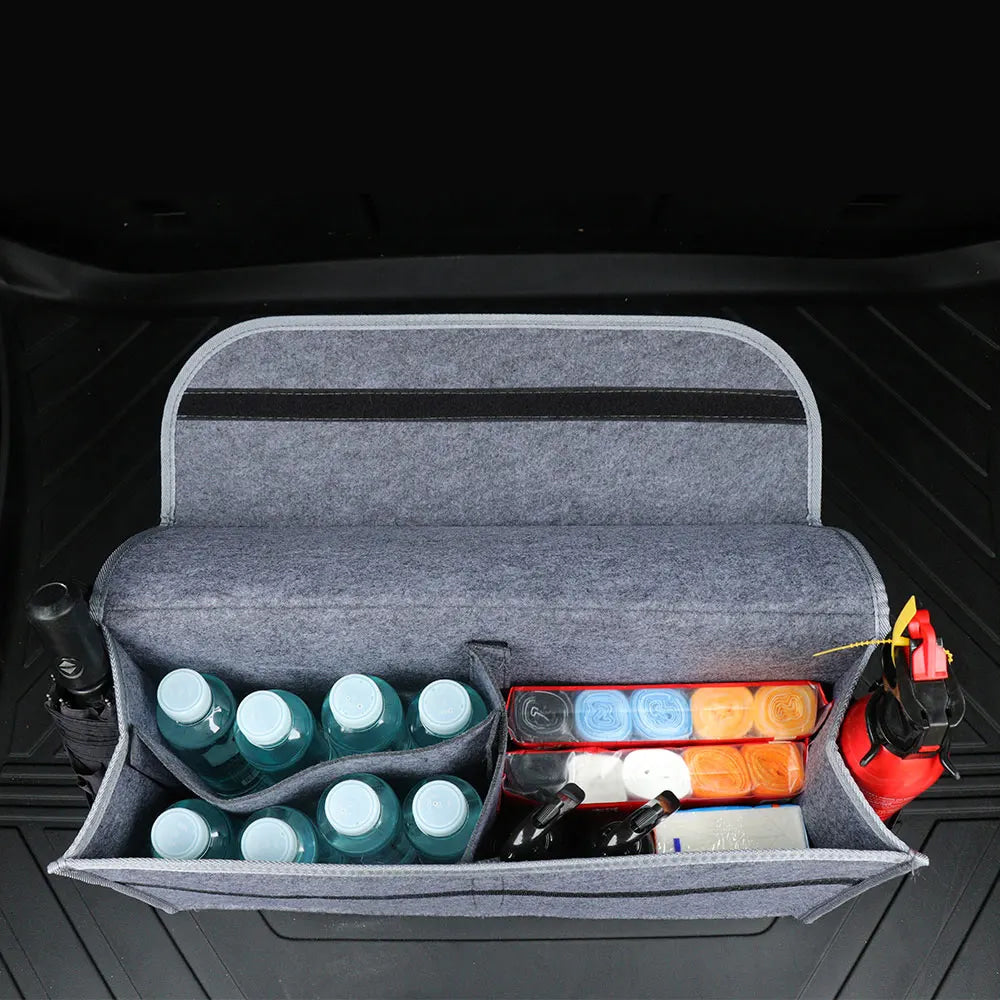 Car Trunk Organizer Box Large Capacity Folding Storage Bag Accessories For Jeep Wrangler Renegade Compass Gladiator Cherokee JL
