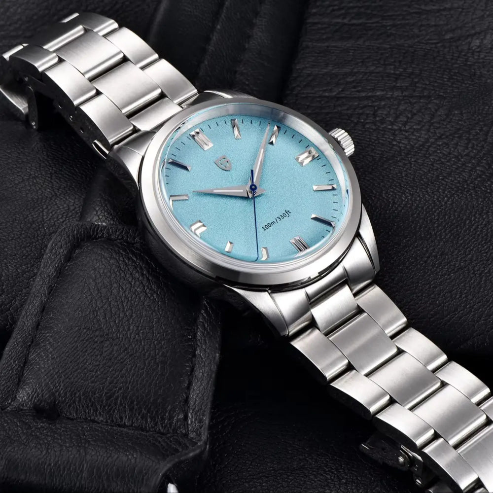 PAGANI DESIGN 2026 NEW Top Ice Blue Dial Men Quartz Watch Japan VH31 100M Waterproof Luxury Dress Watch For Men Reloj Hombre