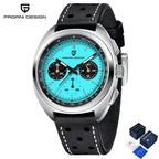 PAGANI DESIGN Panda Mens Watches Quartz Luxury Watch For Men Chronograph VK63 Wristwatches AR Sapphire Waterproof Luminous Clock