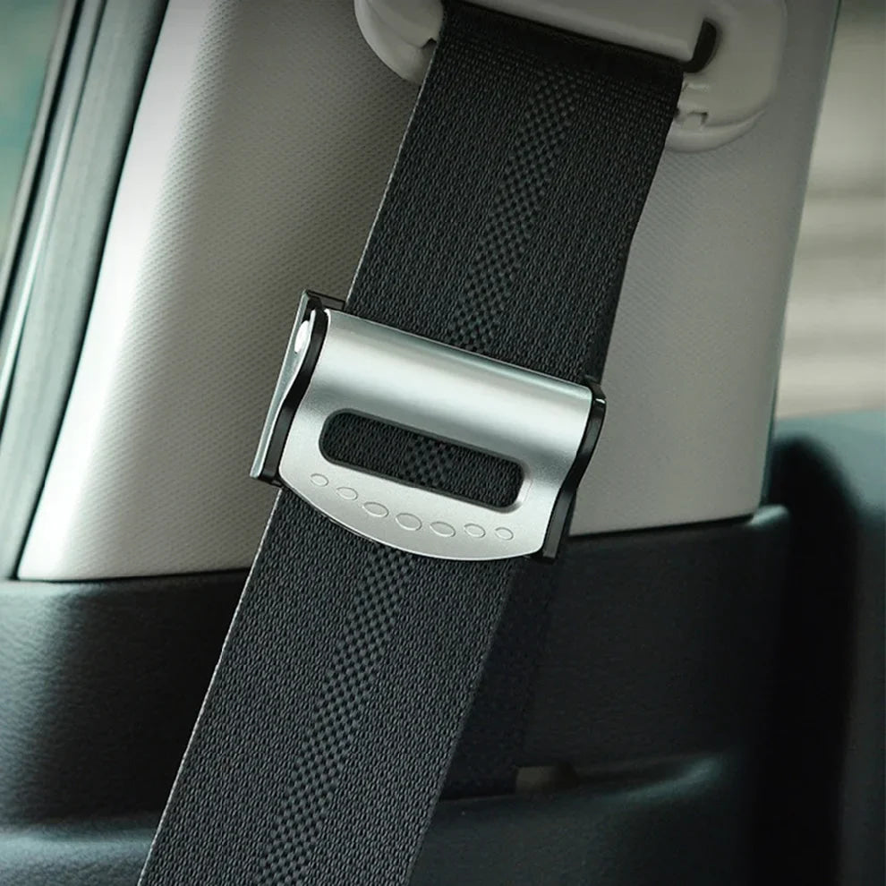 2pcs Car Seat Belt Buckle Clip Seatbelt Stopper Adjuster Clip To Relax Shoulder Neck Car Strap Clips