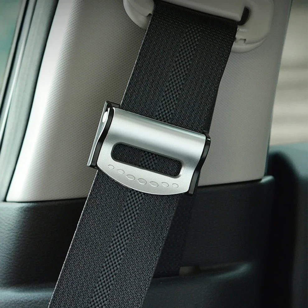 2pcs Car Seat Belt Buckle Clip Seatbelt Stopper Adjuster Clip To Relax Shoulder Neck Car Strap Clips