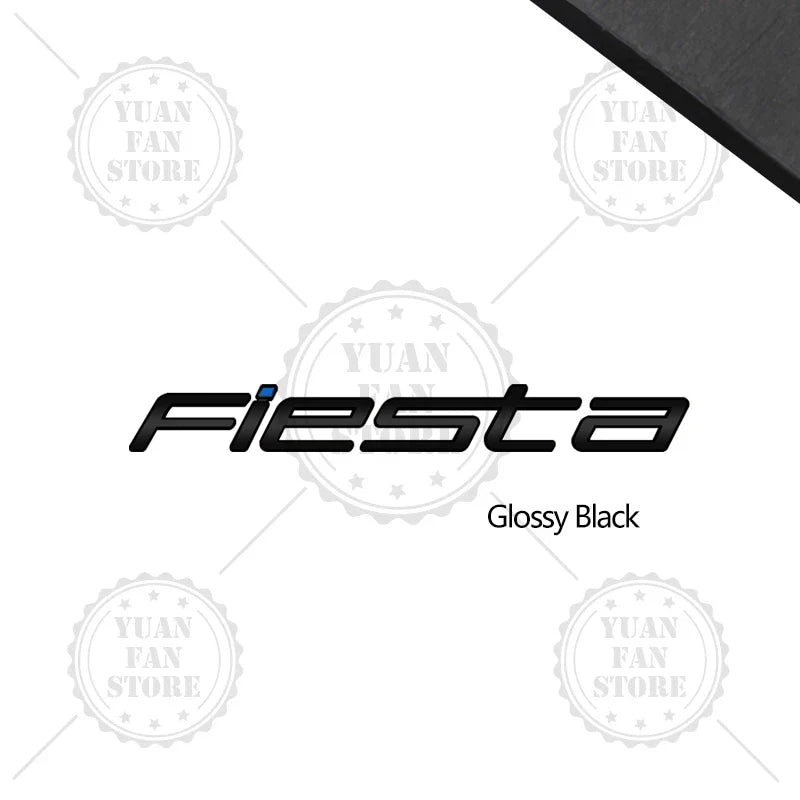 1PCS Metal Letter For Fiesta Ford 3D Emblem Car Rear Trunk Decals Lettering Badge Auto Accessories Styling