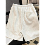 BMW Y2k Print Shorts Men Summer Casual Streetwear Gym Fitness Sports Five-point Pants Elastic Waist Loose Comfort Daily Bottoms