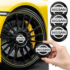 4Pcs Car Wheel Hub Cover Rim Center Cap Decorative Accessories Fit Nissan Magnite Qashqai Ariya X-Trail/Rogue Note Sentra Altima