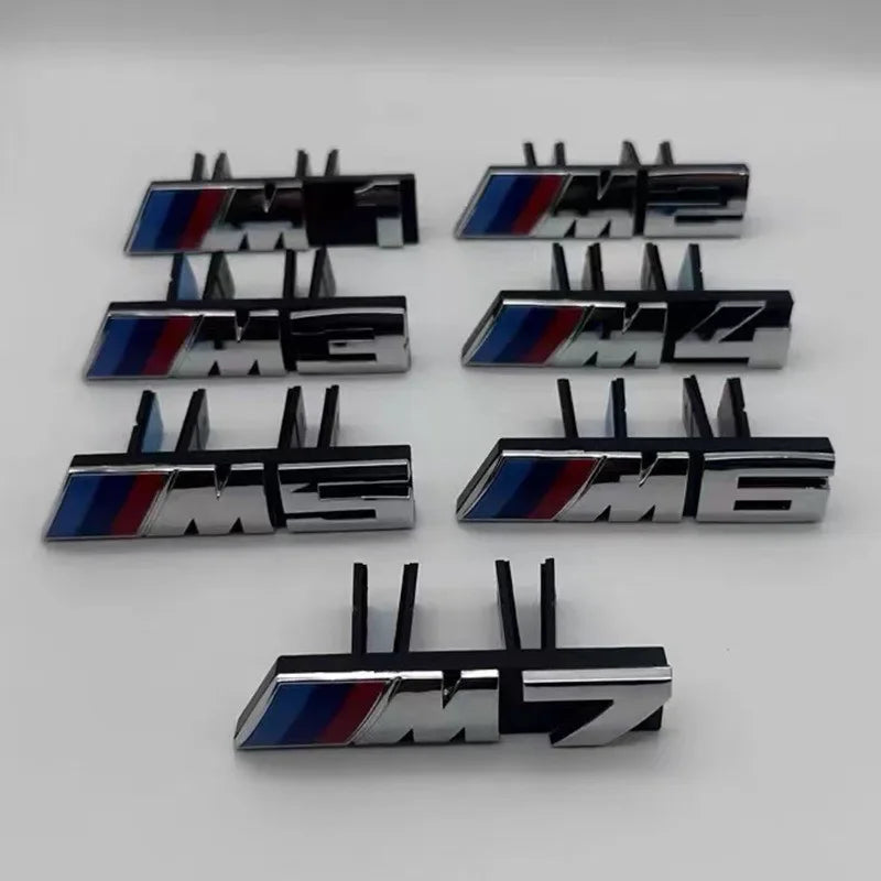 3D Car Front Grille M Badge Emblem Decoration Accessories For BMW M3 M4 M5 G42 G30 G20 E90 E93 E60 F10 F07 F34 F20 G05