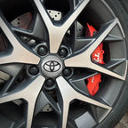 4pcs 56mm Car Styling Wheel Center Hub Caps Stickers Badge Emblem Decoration Decal For Toyota Corolla Auris Yaris CHR Rav4 Hilux