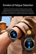 2026 New ECG AI Health Smartwatch for Men 1.53"AMOLED BP/Heart Rate Monitor BT Call IP68 Waterproof Smart Watch for Android IOS