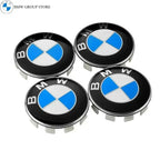 BMW GROUP 4Pcs 56/68mm Car Wheel Center Hub Cap For BMW E87 M Performance E36 E46 E60 E90 E91 E92 E93 F30 F20 M3 Car Accessories