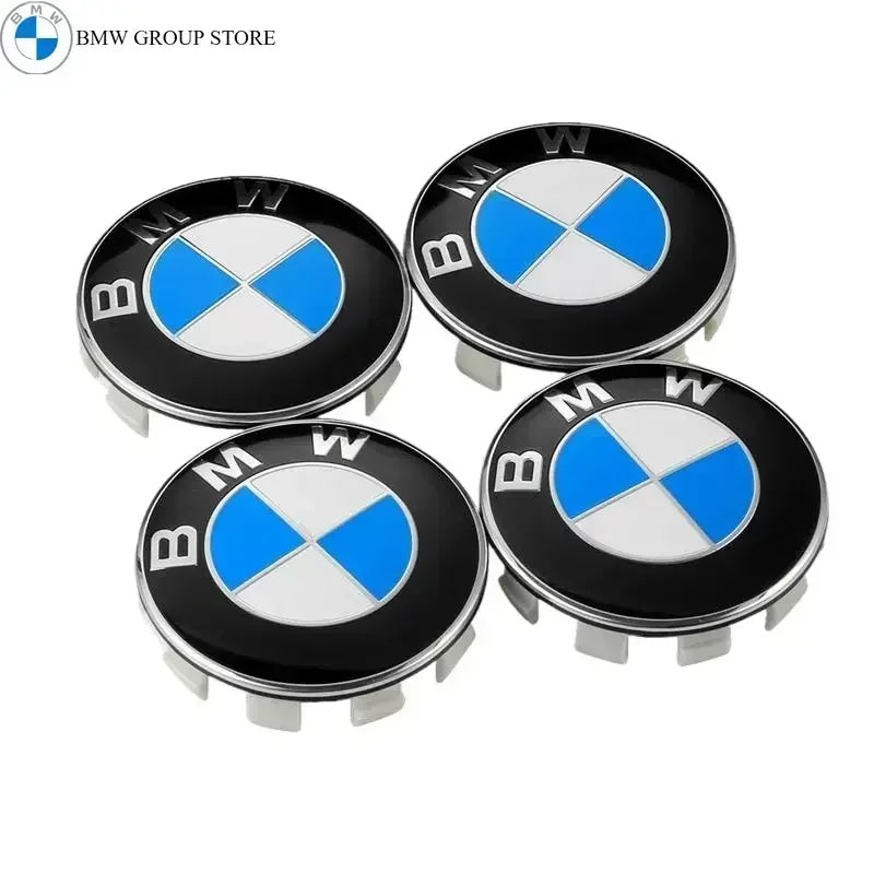 BMW GROUP 4Pcs 56/68mm Car Wheel Center Hub Cap For BMW E87 M Performance E36 E46 E60 E90 E91 E92 E93 F30 F20 M3 Car Accessories