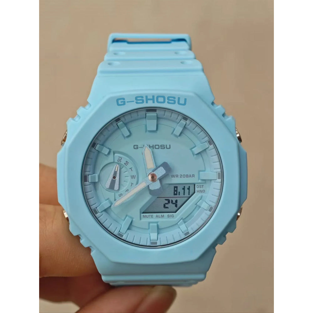 200  Detachable Strap Full-Featured Sports Digital Electronic Watch LED Dual Display