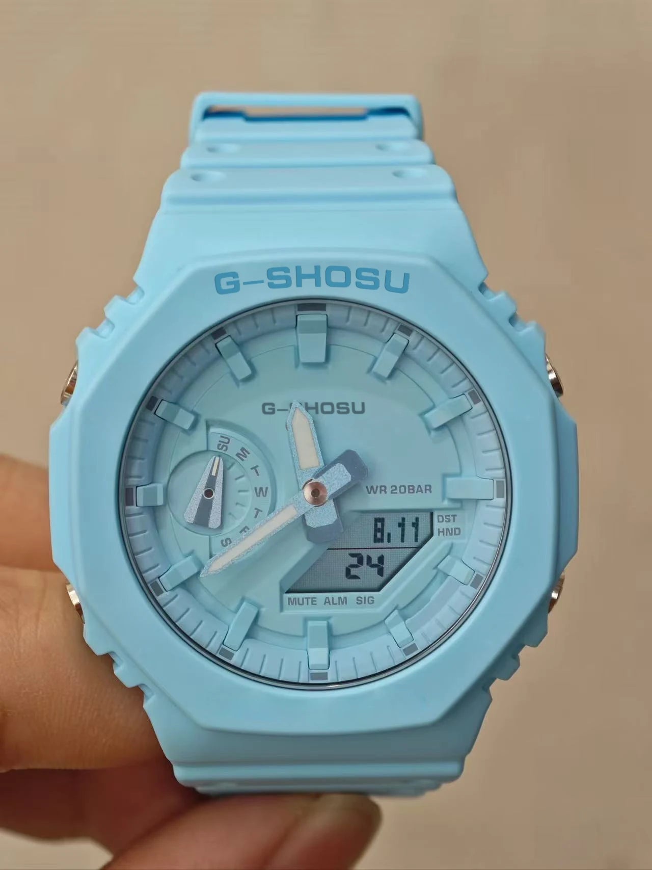 200  Detachable Strap Full-Featured Sports Digital Electronic Watch LED Dual Display