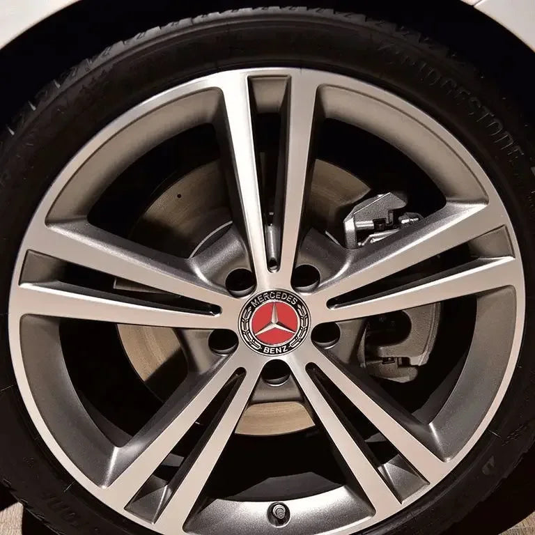 4PCS 75mm Metal Emblem Car Wheel Center Hub Cap Cover Badge For Mercedes Benz AMG GLK GLE GLC W203 W206 W220 W205 W211 W212 201