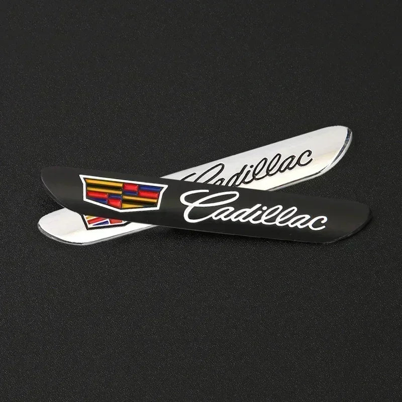Alloy Car Fender Side Emblem Stickers Rear Trunk Badge for Cadillac ATS BLS CT4 CT5 CT6 CTS ESCALADE EXT SLS STS XT4 XT5 XT6 XTS