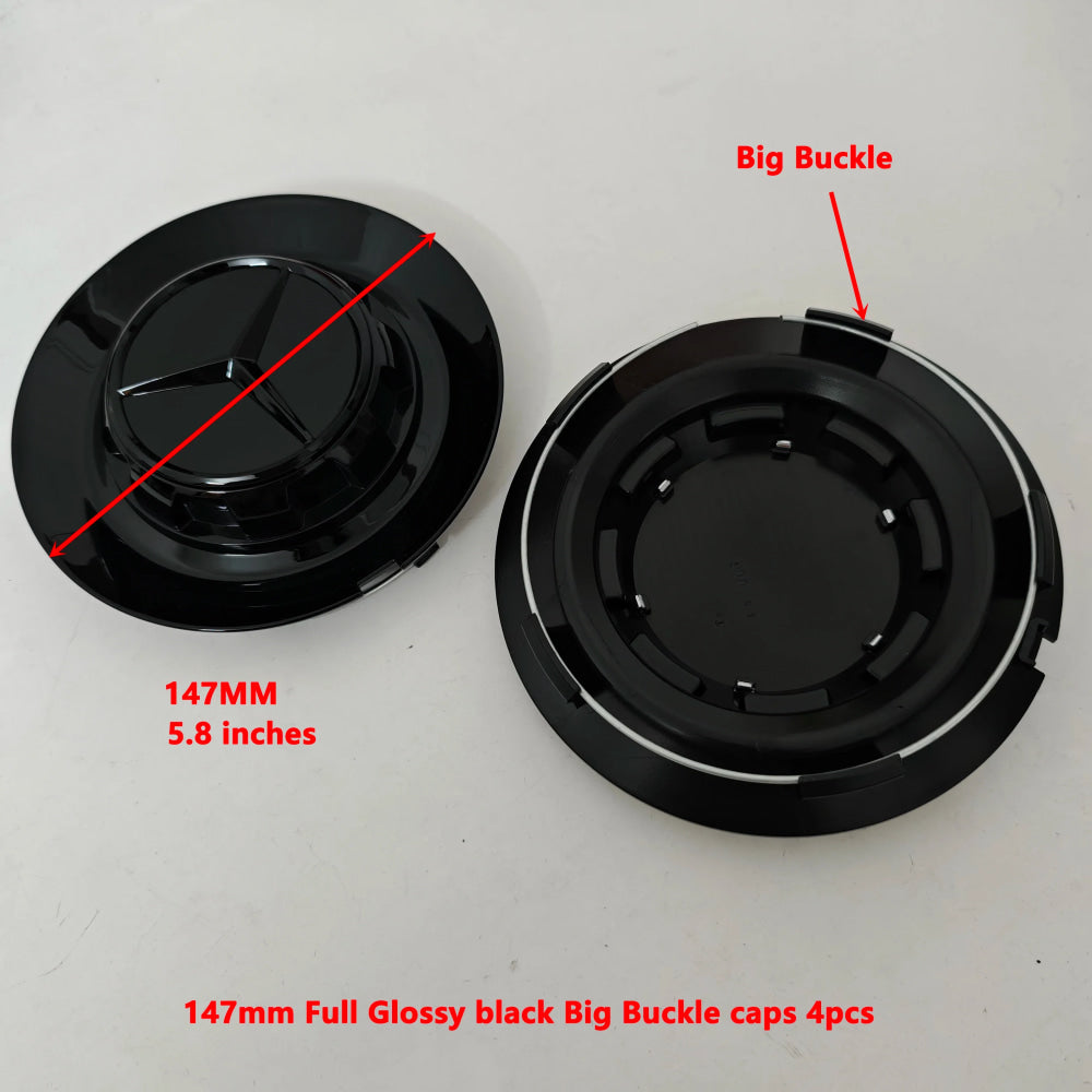 4PCS Aluminum Car Wheel Center Hub Caps for Mercedes-Benz A45S C63S E63S AMG GT GTS C190 Auto Styling Accessories