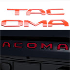 Dedicated  Tacoma 2016, 2017, 2018, 2019, 2020 Tailgate 3D Letter Cover Emblem Car Sticker Design Car Accessories Sticker