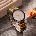 ORLANDO Men Luxury Watches New Arrived Cool Black Gold Quartz Steel Wristwatch Exquisite Masculino Relogio Fashion Clock