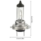 10 Uds bombilla halógena para faros delanteros luz blanca muy cálida H7 55W 12V bombilla halógena para faros delanteros de coche bombilla de repuesto