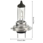 10 Uds bombilla halógena para faros delanteros luz blanca muy cálida H7 55W 12V bombilla halógena para faros delanteros de coche bombilla de repuesto